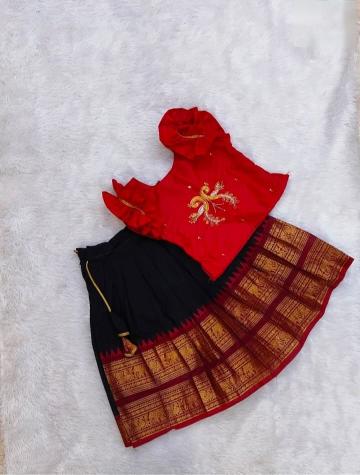 kids lehenga silk Affordable children clothing in Gujarat